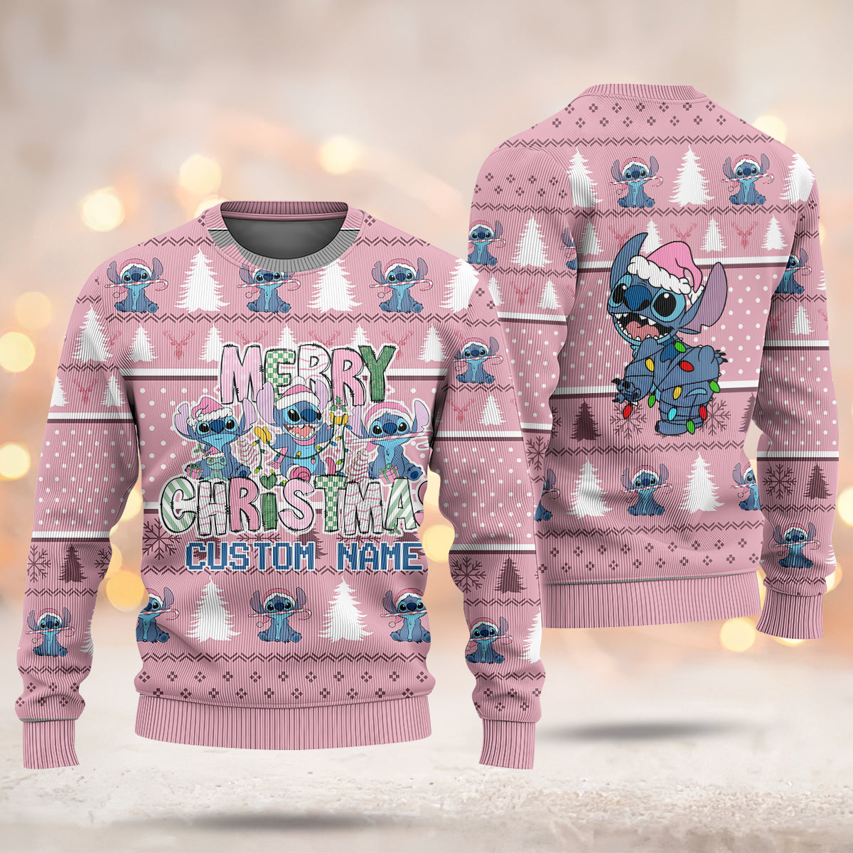 Custom Stitch Ugly Sweater _ 411QA-US007