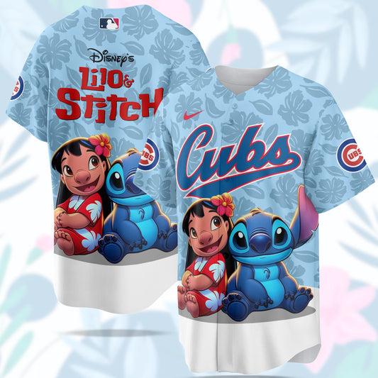 Chicago Cubs MLB x Lilo & Stitch Jersey Limited