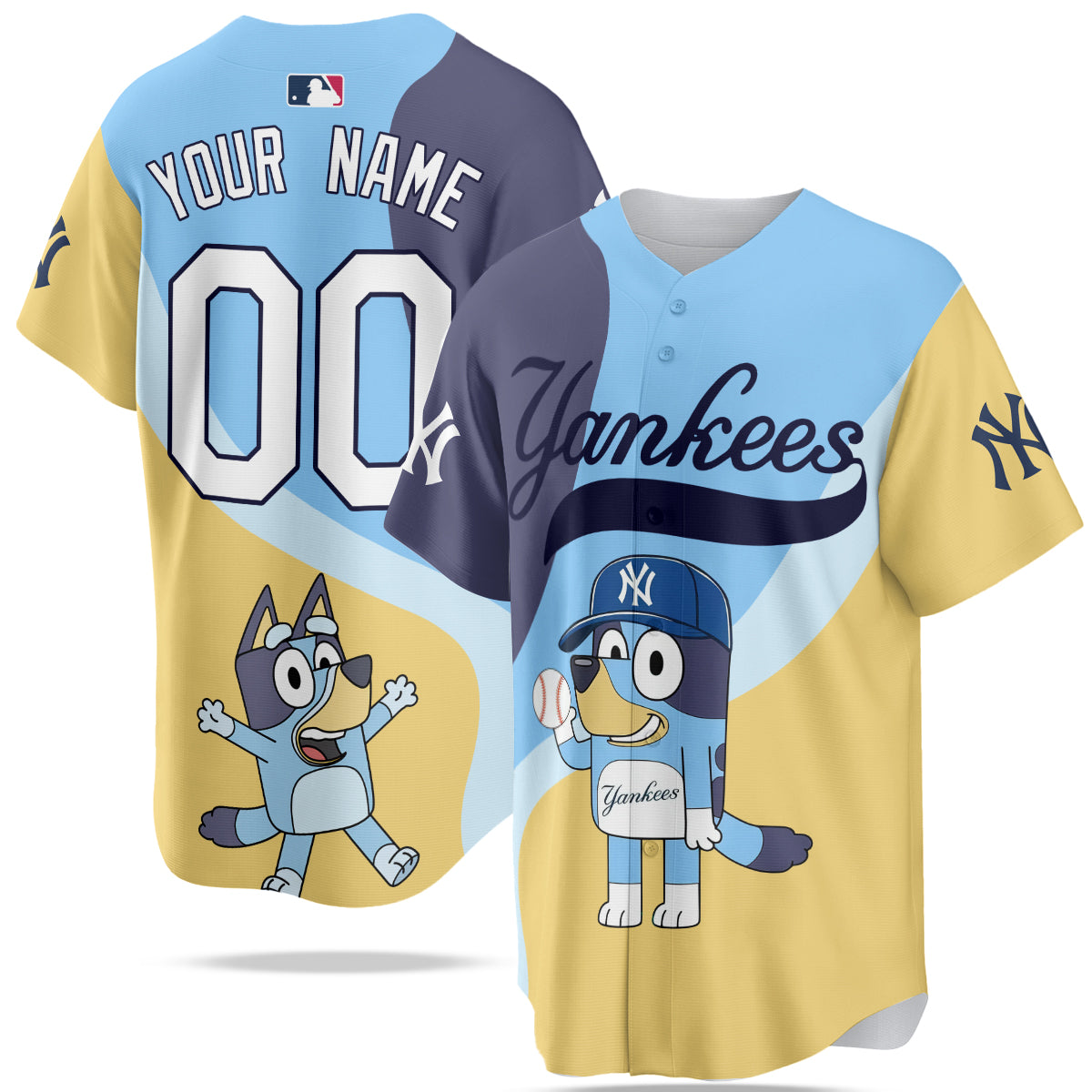 New York Yankees 2025 Bluey Night Limited Jersey