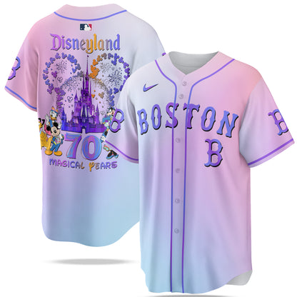 Boston Red Sox MLB x Disneyland 70th Anniversary Baseball Jersey