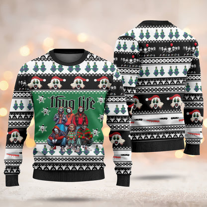 Christmas Horror Character Ugly Sweater _ 411TT- US025