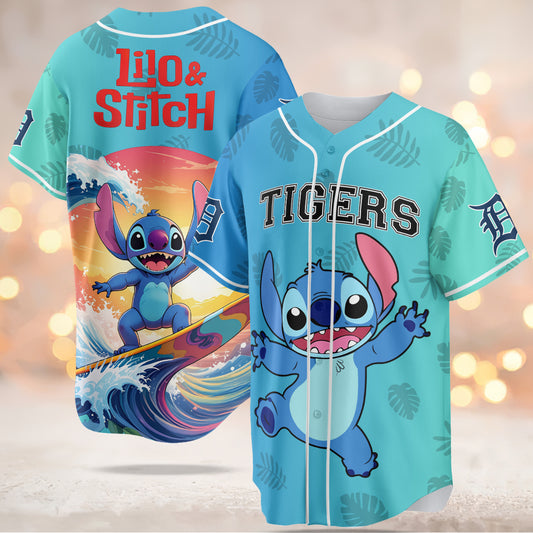 Detroit Tigers MLB x Lilo & Stitch Jersey Limited