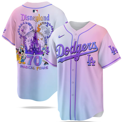 Los Angeles Dodgers MLB x Disneyland 70th Anniversary Baseball Jersey