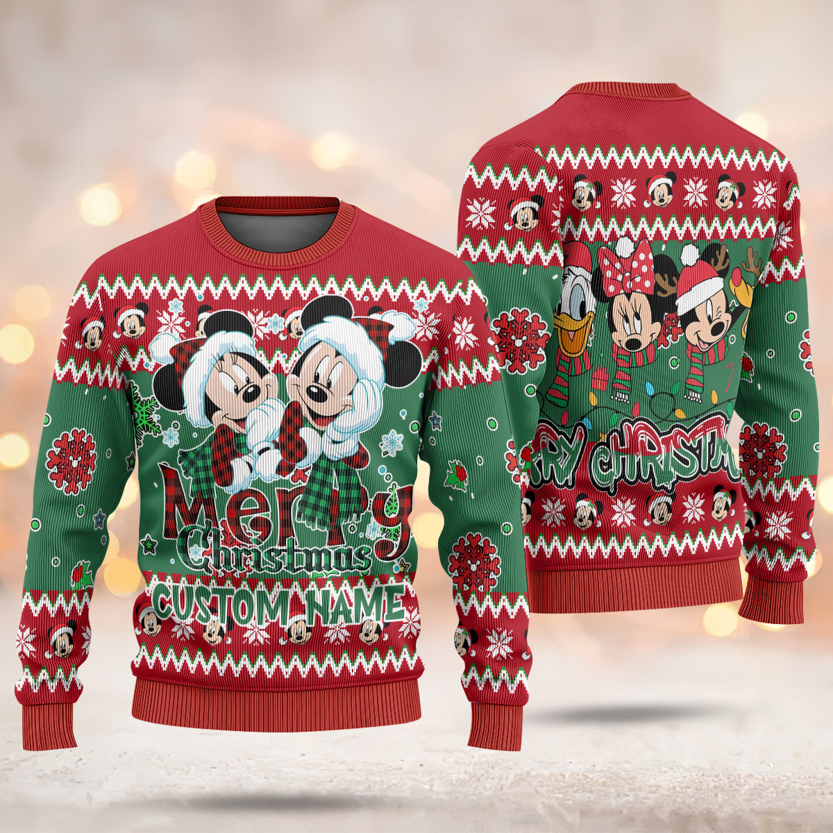 Custom Disney Mickey Ugly Sweater _ 411QA-US017