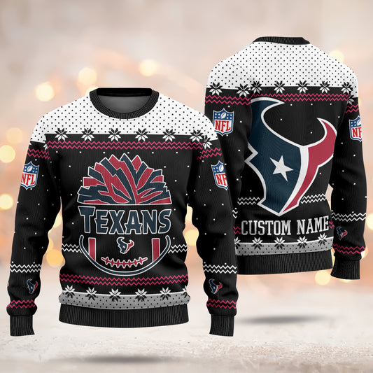 A Best Gift For Fan, Custom Football Teams Ugly Sweater _ 411MC-US003