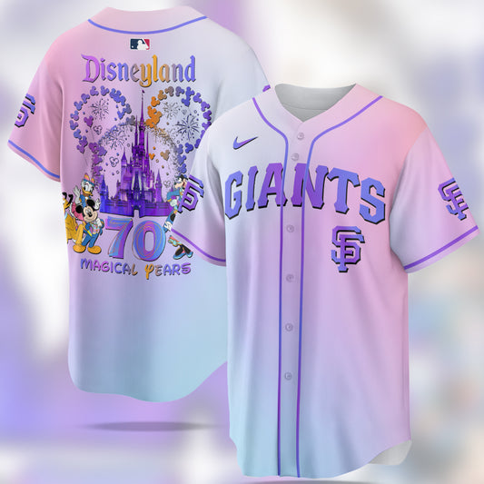 San Francisco Giants MLB x Disneyland 70th Anniversary Baseball Jersey