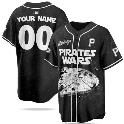 Custom Name Pittsburgh Pirates MLB x Star Wars Edition Jersey