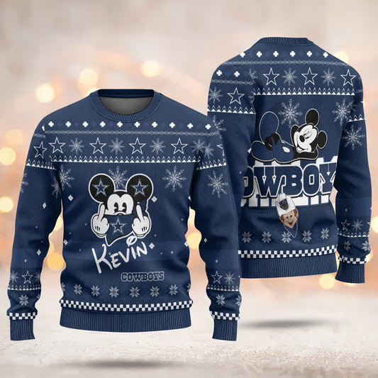 A Best Gift For Fan, Custom Football Teams Ugly Sweater _ 411MC-US004