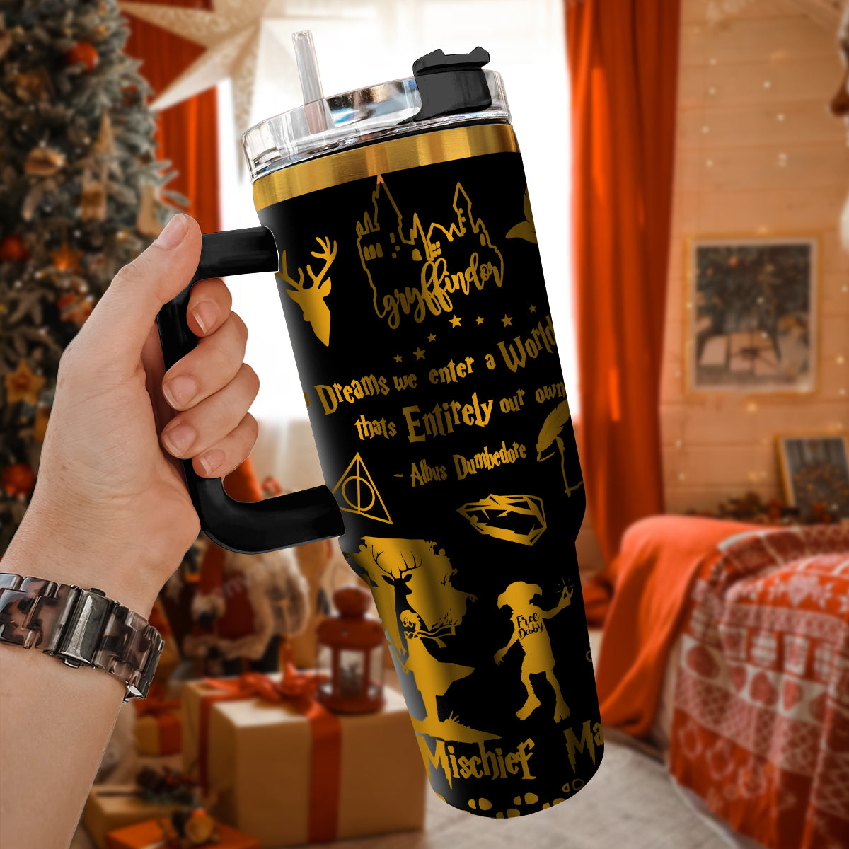 Custom "Harry Potter" Movie 40oz Tumbler - 410TT-TB049