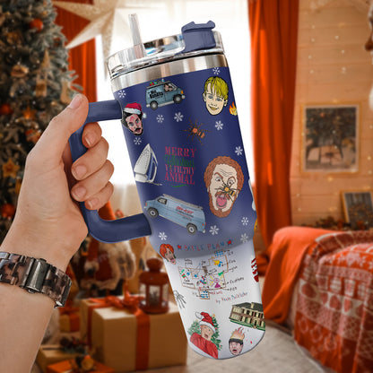 Custom Home Alone Movie 40oz Tumbler - 410QA-TB033