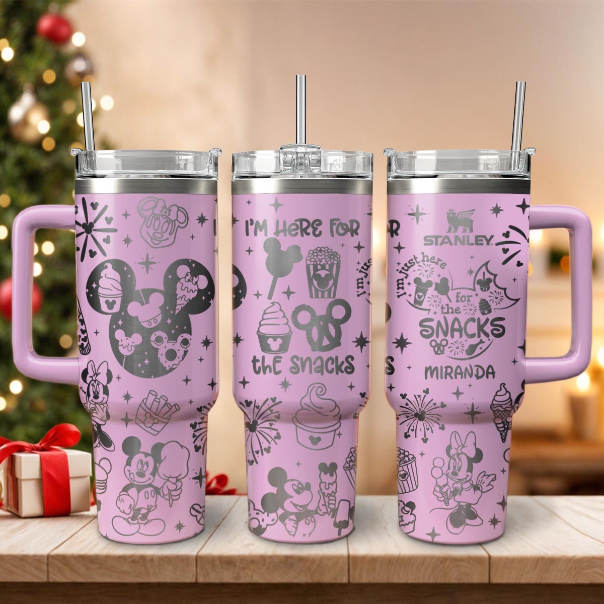 DN Mickey and Minnie Custom 40oz Tumbler  - 501MCTLTB029