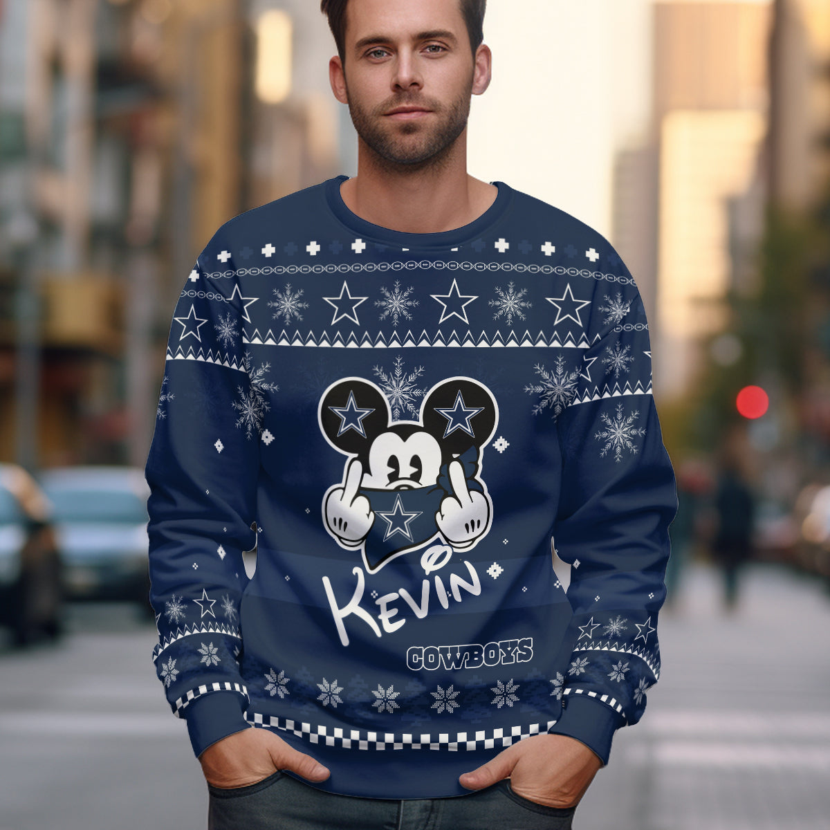 A Best Gift For Fan, Custom Football Teams Ugly Sweater _ 411MC-US004