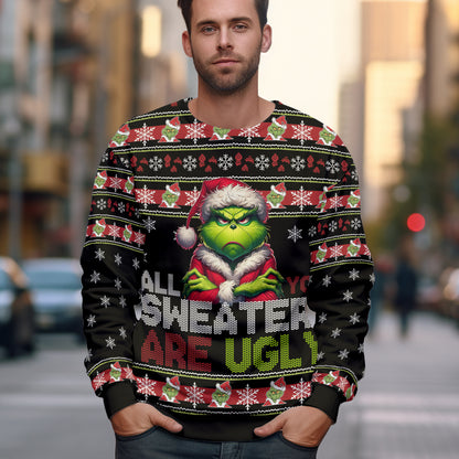 Custom Grinch Ugly Sweater - 411QA-US004