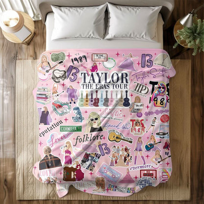 Taylor The Era Tour, Taylor Swift Albums Blanket 407HLTLBL037