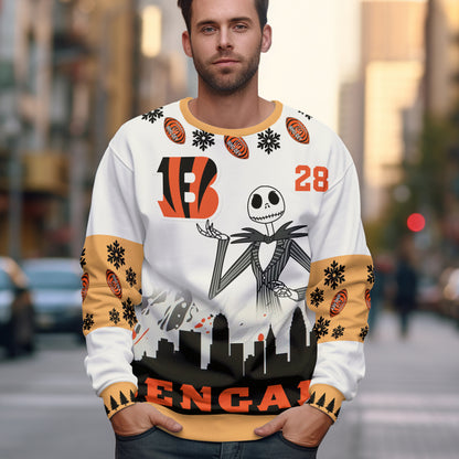 Custom Nightmare Football Ugly Sweater - 411TT-US014