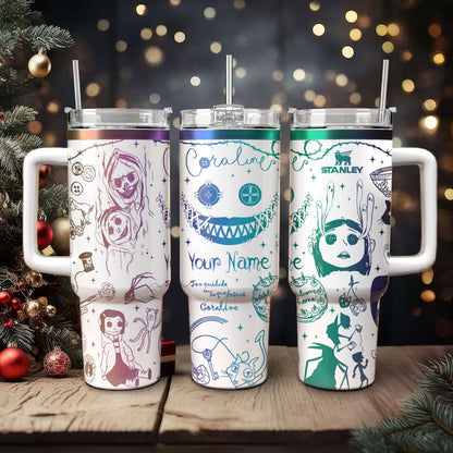 Custom Coraline Movies 40oz Tumbler - 410HLTLTB003