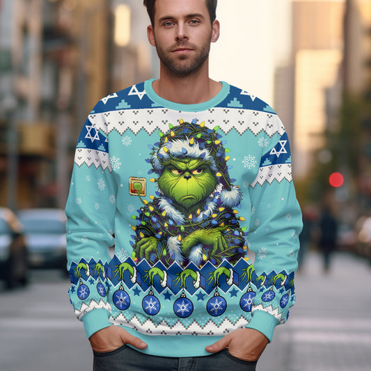 A Best Gift For Fan, Grinch Unisex Ugly Sweater - 411TTHNUS029