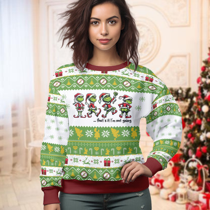 Custom Grinch Ugly Sweater - 411TT-US016