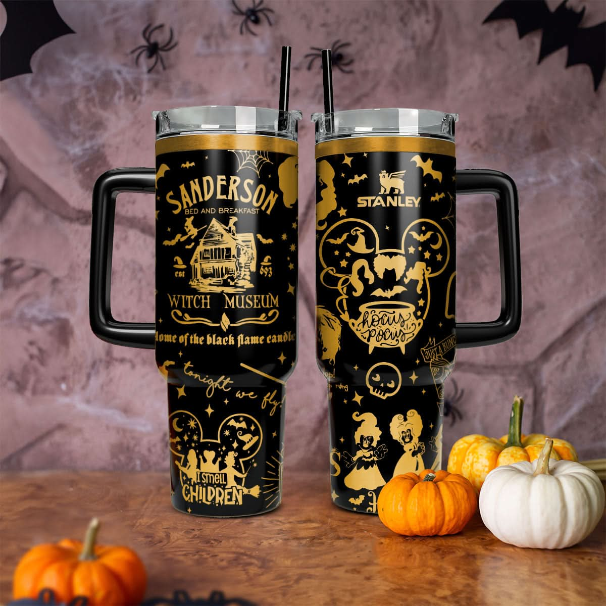 Custom Disney Hocus Pocus Sanderson 40oz Tumbler - 409HLTLTB132