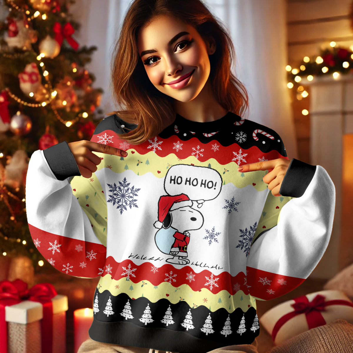 A Best Gift For Fan, Custom Peanuts Ugly Sweater - 411TT-US020