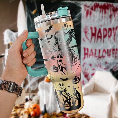 Custom Name Couple The Nightmare Before Stanley 40 oz Tumbler
