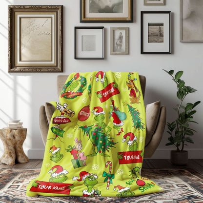 Custom Grinch Movie Blanket - 410TTTLBL002