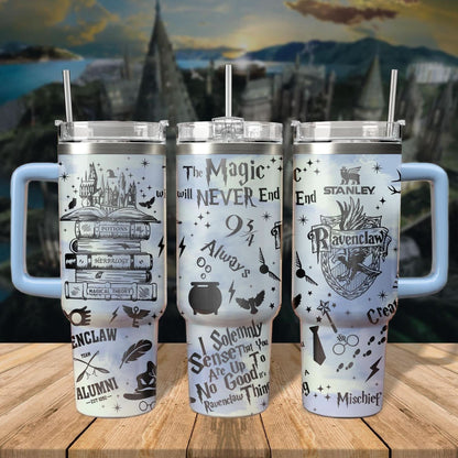 HP Ravenclaw Wizard Engraved 40oz Tumbler - 407HLTLTB051