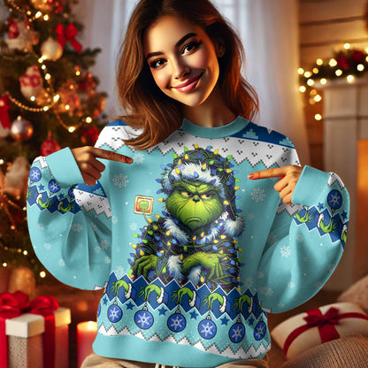 A Best Gift For Fan, Grinch Unisex Ugly Sweater - 411TTHNUS029