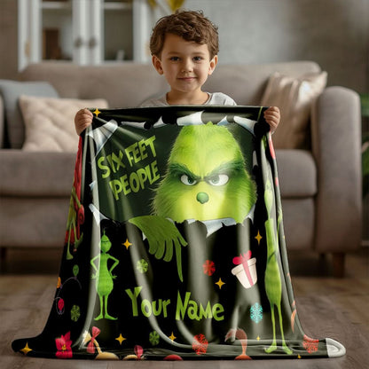 Custom Grinch Blanket - 410QATLBL007