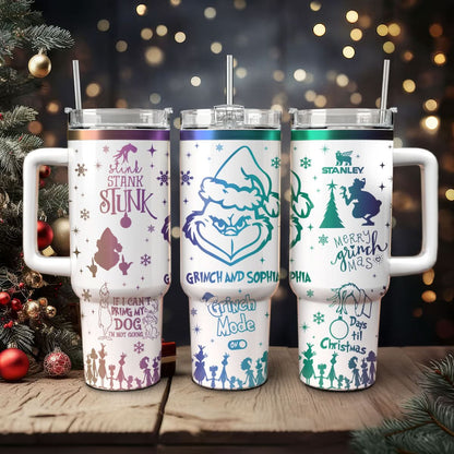 Custom Grinch 40oz Tumbler - 410TTTLTB016