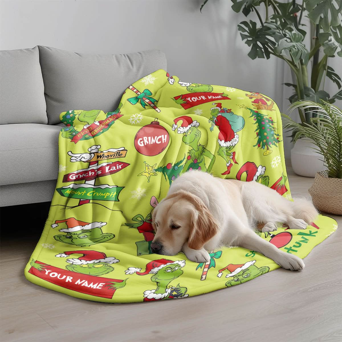 Custom Grinch Movie Blanket - 410TTTLBL002