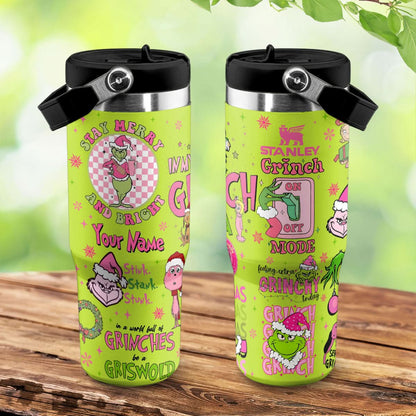 Custom Era Grinch IceFlow 40oz Tumbler - 409TTTLTB015