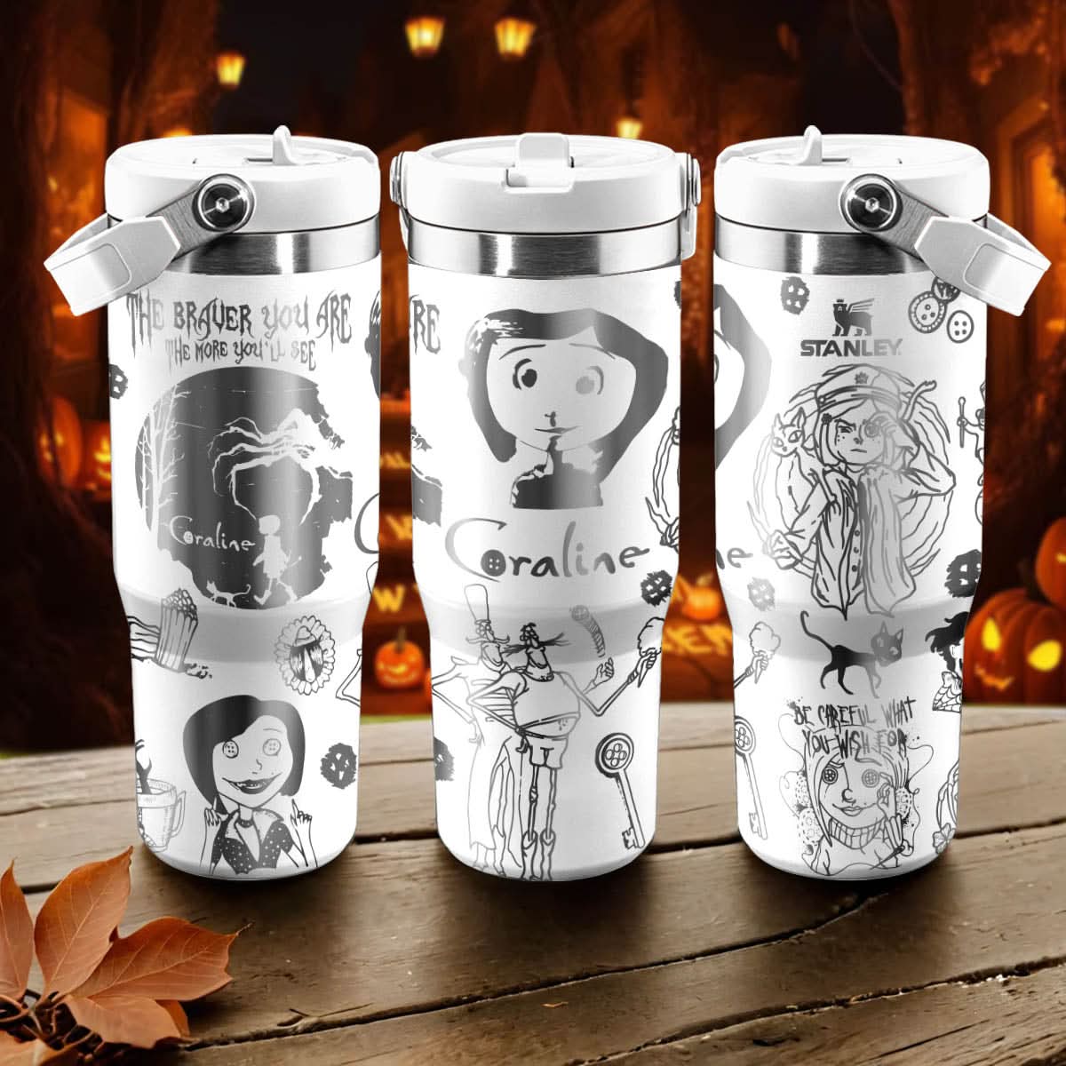 Coraline Movies IceFlow 40oz Tumbler - 409HLTLTB180