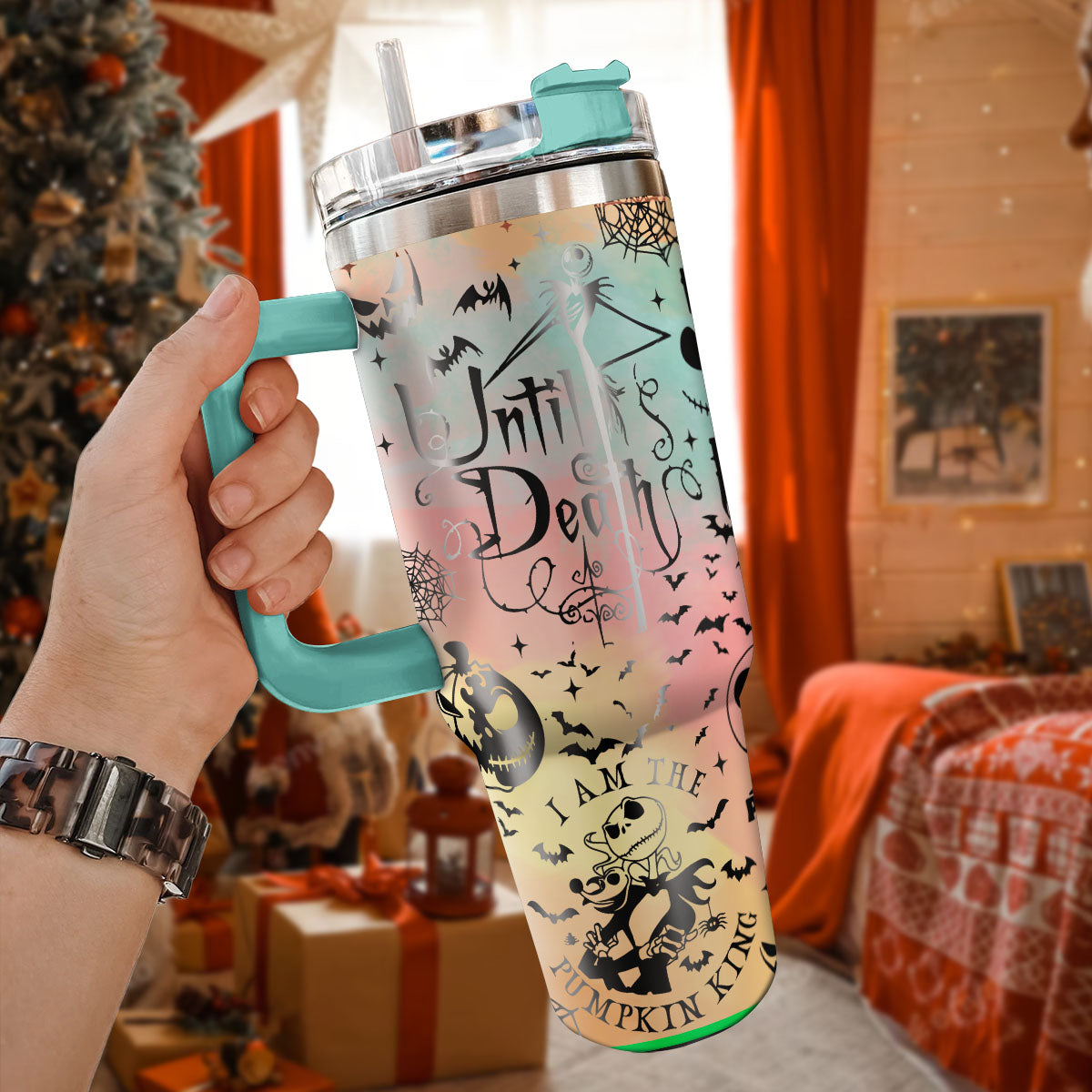 The Pumpkin KingThe Nightmare Before 40oz Tumbler