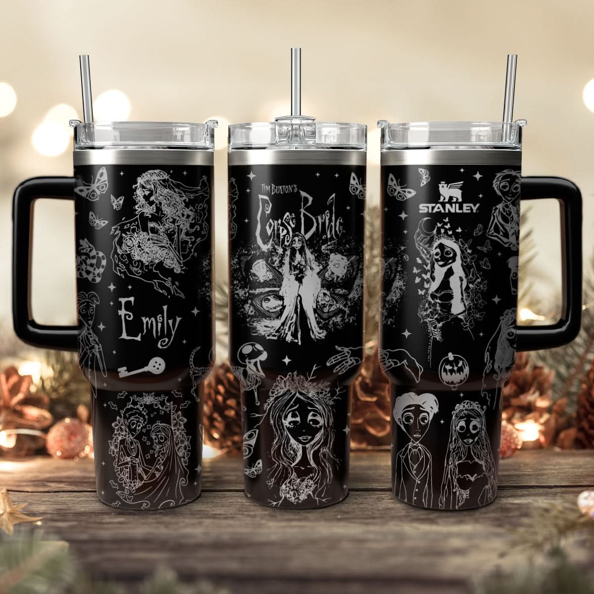 Custom Name Corpse Bride 40oz Tumbler - 409HLTLTB163