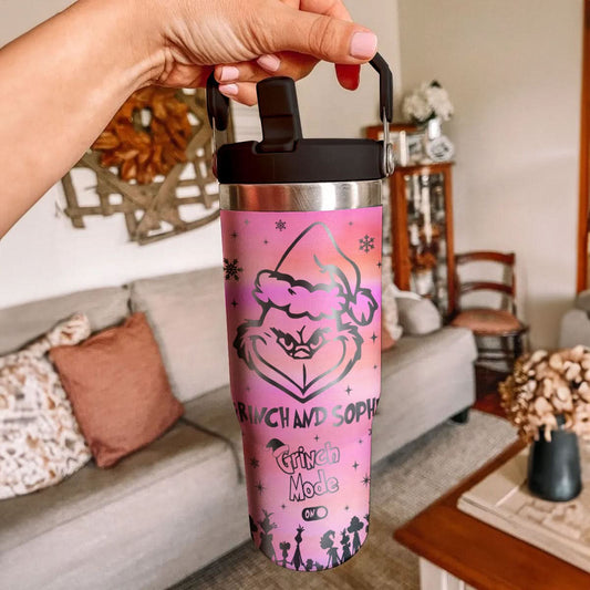 Custom Grinch IceFlow 40oz Tumbler - 410TTTLTB016