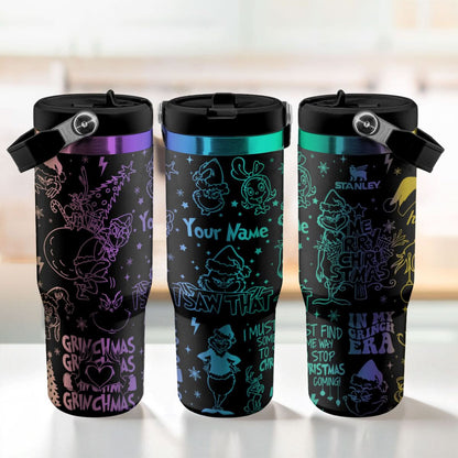 Custom Grinch IceFlow 40oz Tumbler - 409TTTLTB014