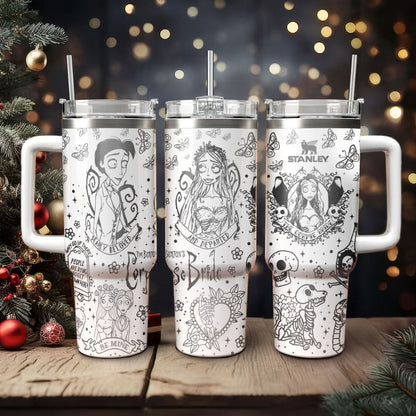 Couple Corpse Bride 40oz Tumbler - 409HLTLTB155