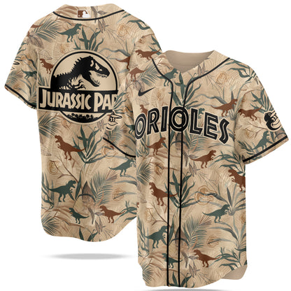 Baltimore Orioles MLB Jurassic World Rebirth 2025 Baseball Jersey