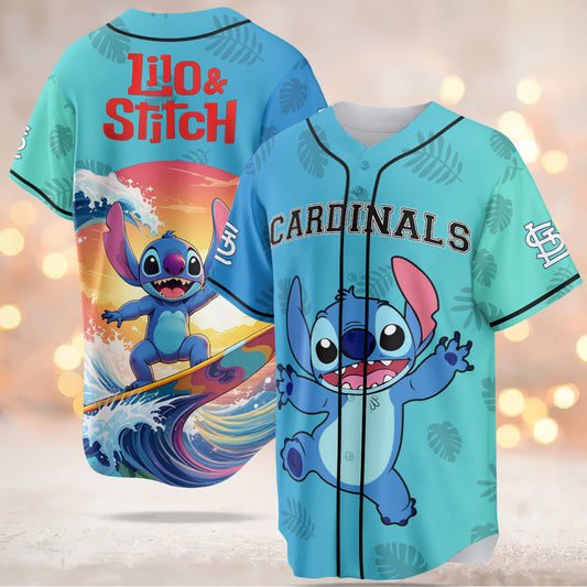 St. Louis Cardinals MLB x Lilo & Stitch Jersey Limited