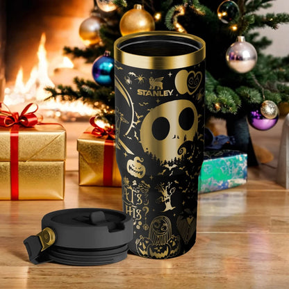 Custom Name Jack Skellington IceFlow 40oz Tumbler - 408VTTLTB032