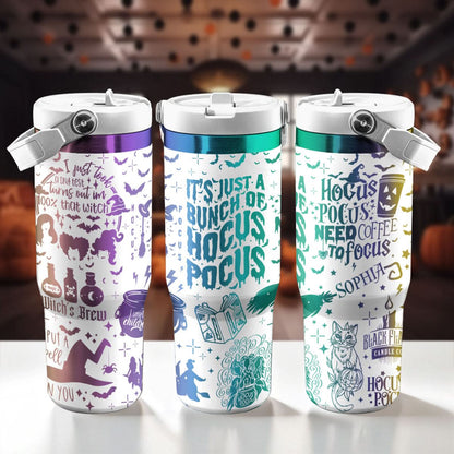 Custom Name Hocus Pocus IceFlow 40oz Tumbler - 409VTTLTB003