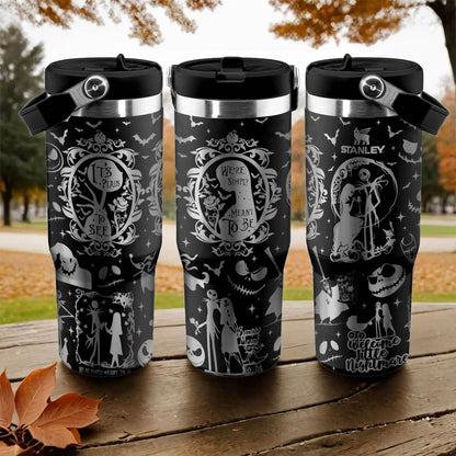 Jack & Sally IceFlow 40oz Tumbler - 408VTTLTB034