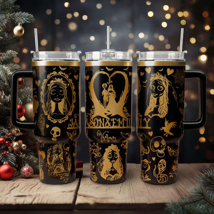 Couple Corpse Bride 40oz Custom Tumbler - 409VTTLTB048