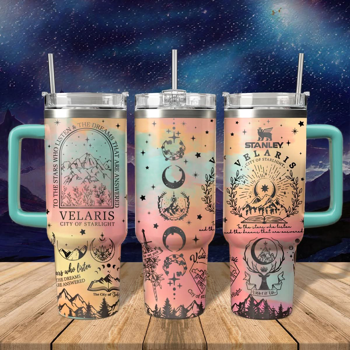 Velaris City Of Starlight 40oz Tumbler - 407VTTLTB028