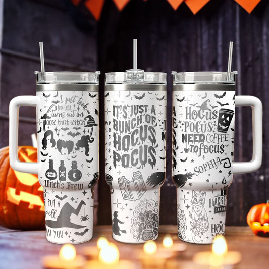 Custom Name Hocus Pocus 40oz Tumbler - 409VTTLTB003