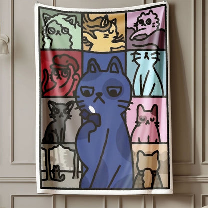 Karma is a cat Taylor Swift Blanket - 408VTTLBL009