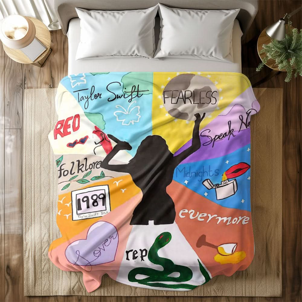 Taylor Swift Album Blanket - 408VTTLBL008