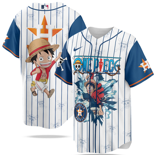 MLB Houston Astros X One Piece Baseball Jersey