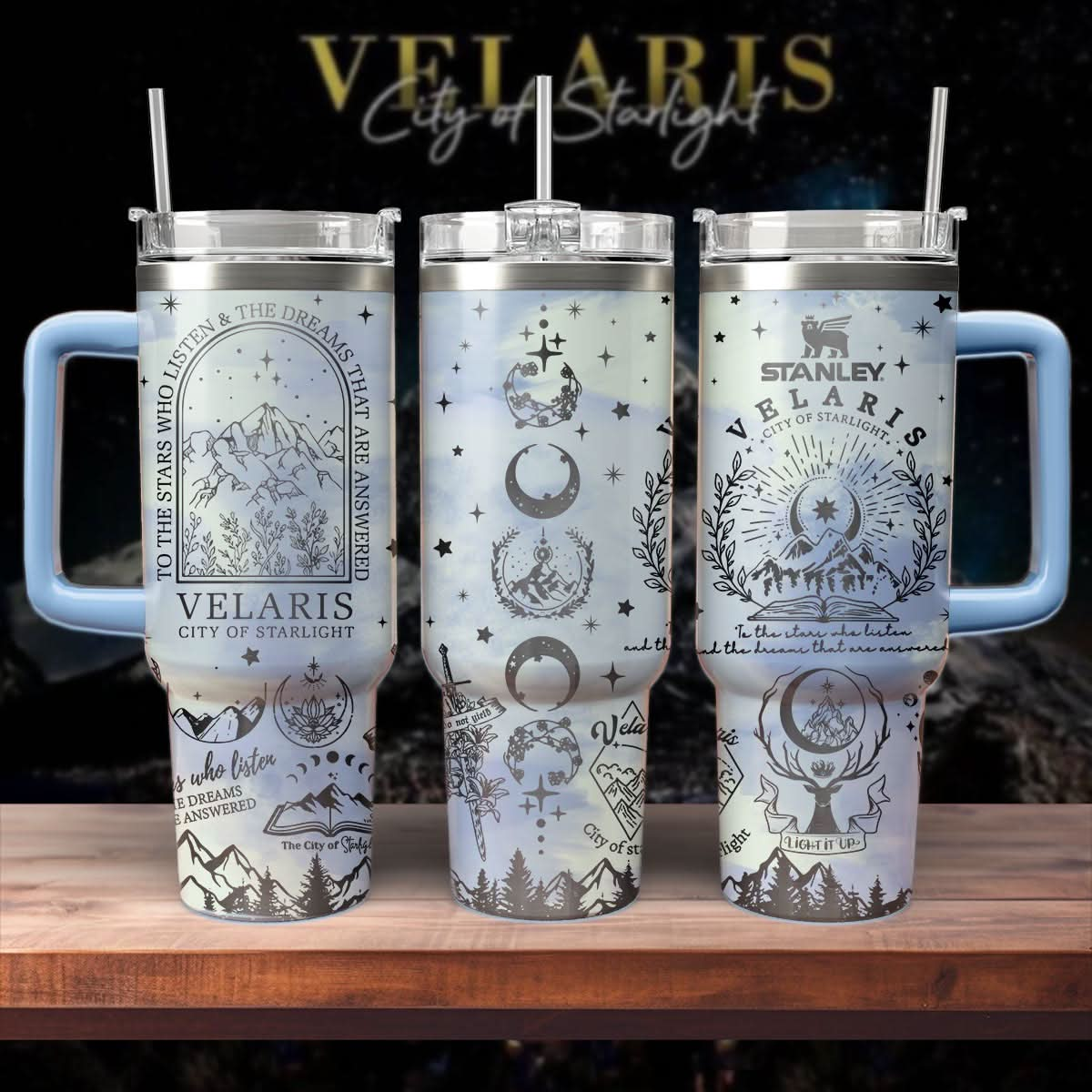 Velaris City Of Starlight 40oz Tumbler - 407VTTLTB028